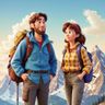 Berg und Outdoormenschen
