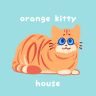 Orange Kitty House